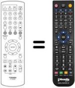 Replacement remote control CT-90005
