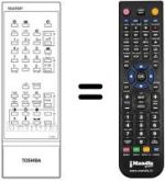 Télécommande équivalente Toshiba 23120704