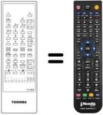 Télécommande équivalente CT-9268