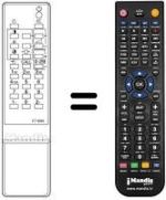 Télécommande équivalente CT-9289
