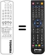 Télécommande équivalente CT-9867