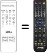 Gleichwertige Fernbedienung Saisho CT149TX
