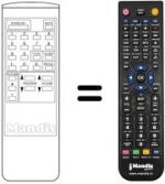 Télécommande équivalente REMCON625