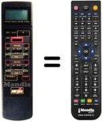 Télécommande équivalente Amstrad DD9901
