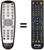 Télécommande équivalente REMCON718