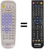 Télécommande équivalente REMCON1243