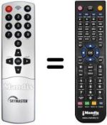 Replacement remote control REMCON456