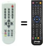 Télécommande équivalente Daewoo F14V1N