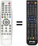 Télécommande équivalente Quasar PDNN5510