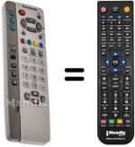 Télécommande équivalente Panasonic EUR511266