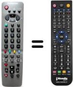 Replacement remote control Panasonic TX-14S4