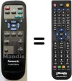 Télécommande équivalente Panasonic TH-42PW3