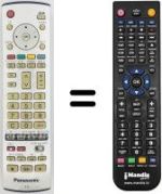 Télécommande équivalente Panasonic TX-32LX1F