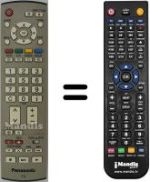 Télécommande équivalente Panasonic TX-32LX6F