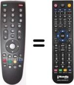 Télécommande équivalente Grundig 19-2930T