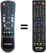 Télécommande équivalente REMCON1136