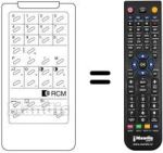 Télécommande équivalente REMCON1179