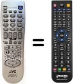 Gleichwertige Fernbedienung JVC HR-J780EU