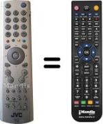 Télécommande équivalente JVC LT-32DF7BK