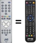Replacement remote control JVC LT-26A80SU / H