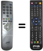 Télécommande équivalente JVC RM-C53-1C