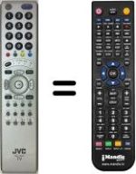 Télécommande équivalente JVC LT32R70SUT
