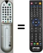 Télécommande équivalente LG 21CC40MX