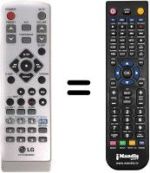 Replacement remote control LG LM-M140D