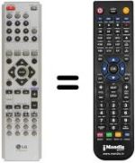 Télécommande équivalente REMCON1249