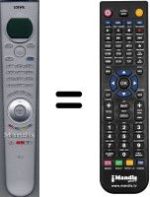 Télécommande équivalente RC2