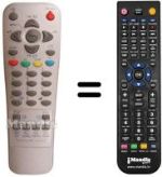 Télécommande équivalente REMCON641
