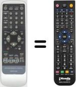 Télécommande équivalente SCHNEIDER 076ROCH540-VER-1