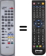 Télécommande équivalente Metz 82TE97100HT