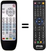 Replacement remote control REMCON870