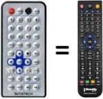 Replacement remote control REMCON698