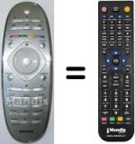 Gleichwertige Fernbedienung Philips 37PFL9606H / 12
