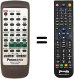 Télécommande équivalente Panasonic N2QAGB000007
