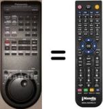 Replacement remote control Panasonic VEQ1014