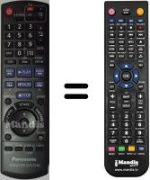 Télécommande équivalente N2QAYB000361