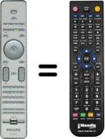 Télécommande équivalente Philips 42PFL9900D-10-TV