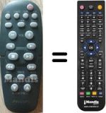 Replacement remote control Philips MCM390