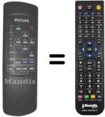 Replacement remote control Philips 42FD9932 / 01G