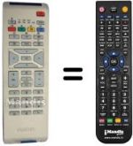 Télécommande équivalente Philips 32PF3302 / 10