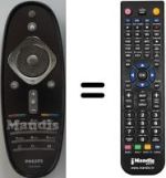 Replacement remote control Philips 32PFL6505H / 12