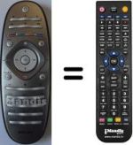 Replacement remote control Philips 50PFL7956T / 12