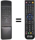 Télécommande équivalente Philips 482221830696