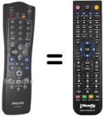 Télécommande équivalente Philips 21PV688 / 39