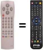 Télécommande équivalente Daewoo DWL28W8-100D