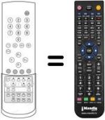 Télécommande équivalente RC2204A