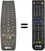 Télécommande équivalente RC39870B03-00